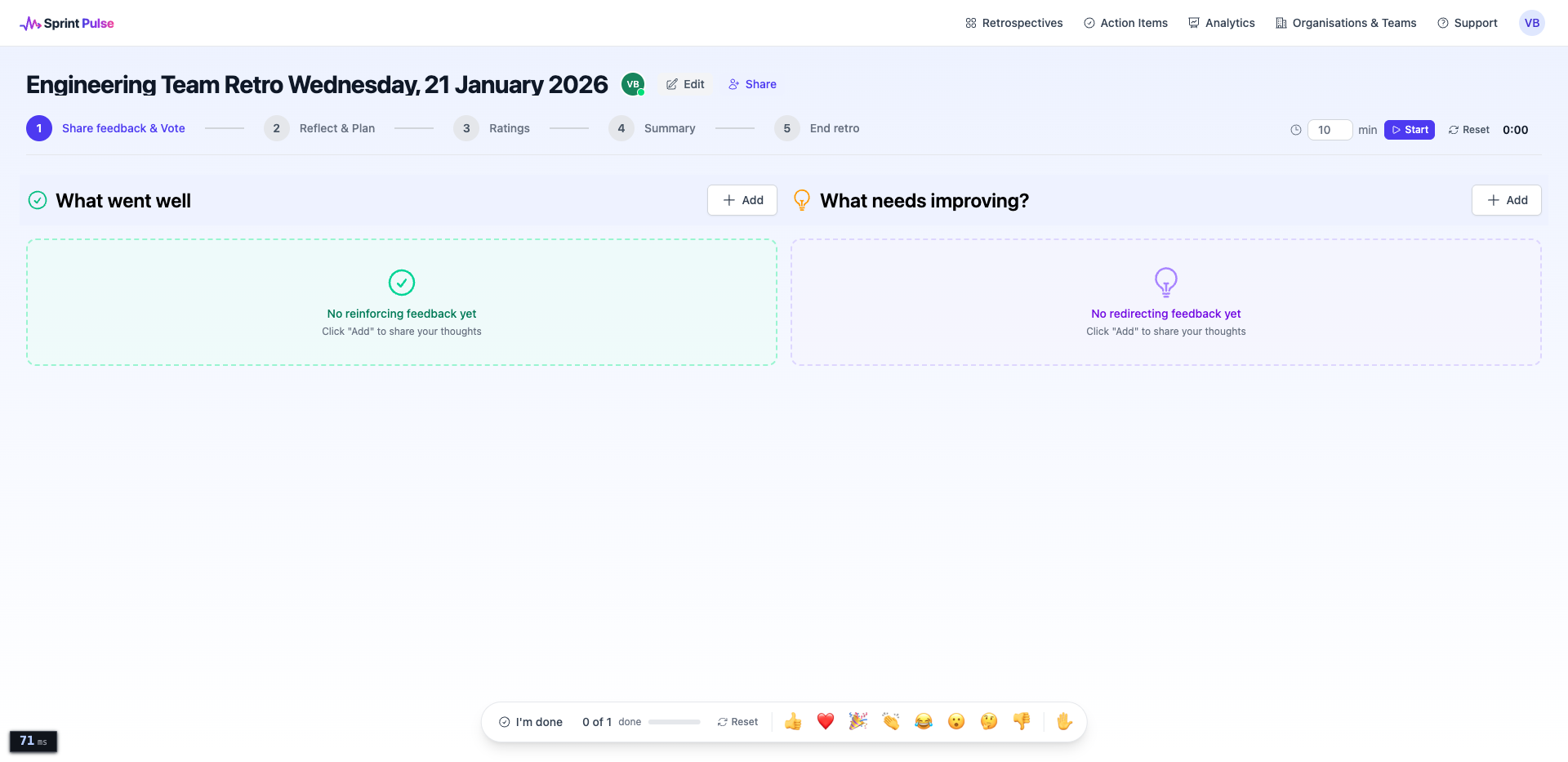 Run your retrospective